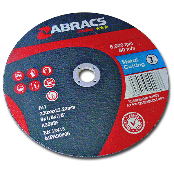 300MM X 3.5MM X 20MM  FLAT METAL CUTTING DISC